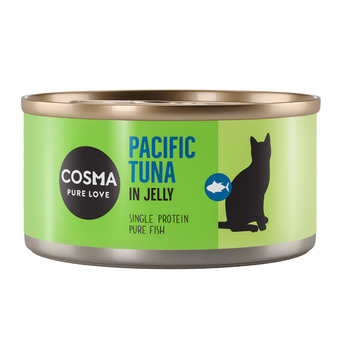 Zooplus 24x170g pacifische tonijn cosma original in gelei kattenvoer aanbieding