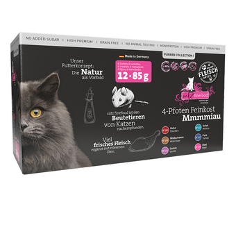 Zooplus Catz finefood puur multipak maaltijdzakjes 12 x 80/85 g kattenvoer - multipak 1 aanbieding