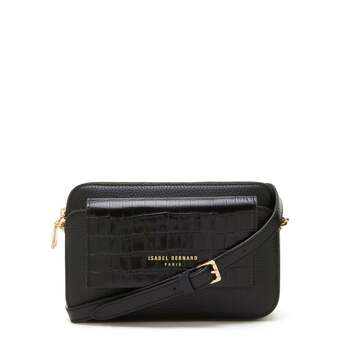 Douglas Isabel bernard isabel bernard femme forte dames crossbody tas leer - zwart aanbieding