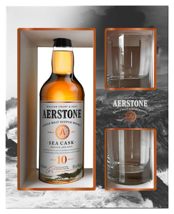 Gall & Gall Aerstone sea cask met 2 glazen gv aanbieding