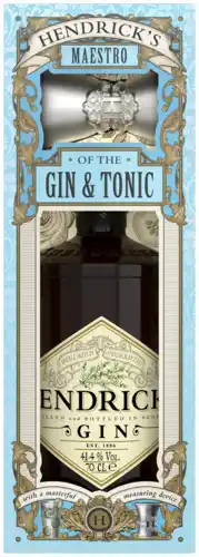 Gall & Gall Hendrick's gin met jigger aanbieding