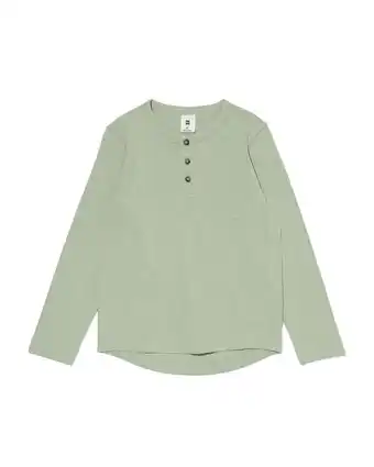 HEMA Hema kinder shirt (groen) aanbieding