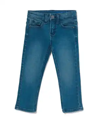 HEMA Hema kinder jeans regular fit (middenblauw) aanbieding