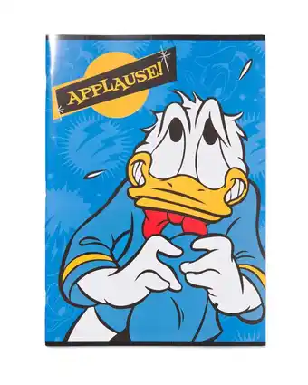 HEMA Hema donald duck schrift a4 gelinieerd aanbieding