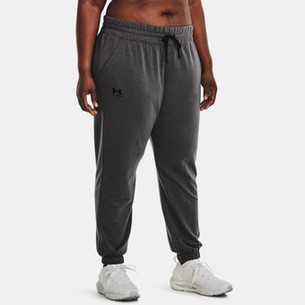 Under Armour Damesjoggingbroek under armour rival terry jet grijs / zwart 3x aanbieding