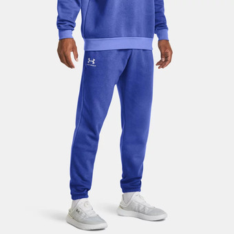 Under Armour Herenjoggingbroek under armour essential fleece royal / water / wit l aanbieding