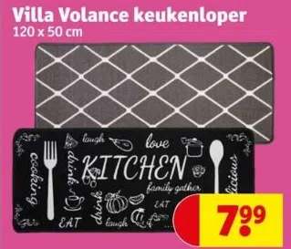 Kruidvat Villa volance keukenloper aanbieding