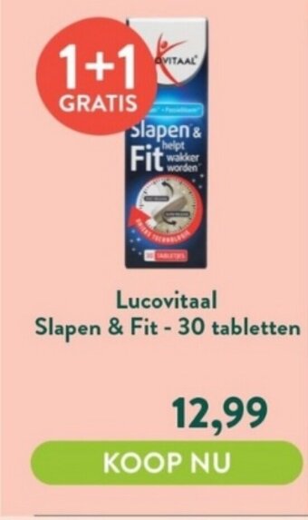 Holland & Barrett Lucovitaal Slapen & Fit - 30 tabletten aanbieding