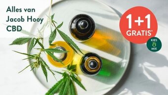 Holland & Barrett Alles van Jacob Hooy CBD aanbieding