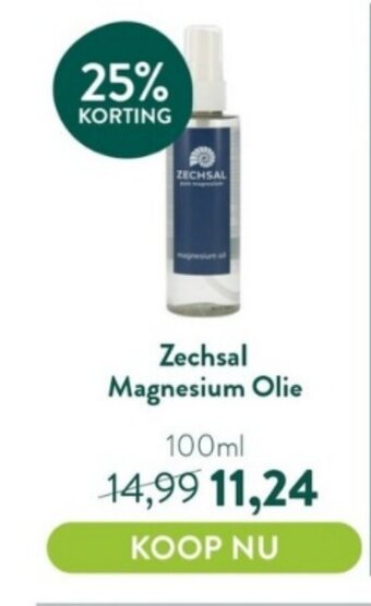 Holland & Barrett Zechsal Magnesium Olie 100ml aanbieding