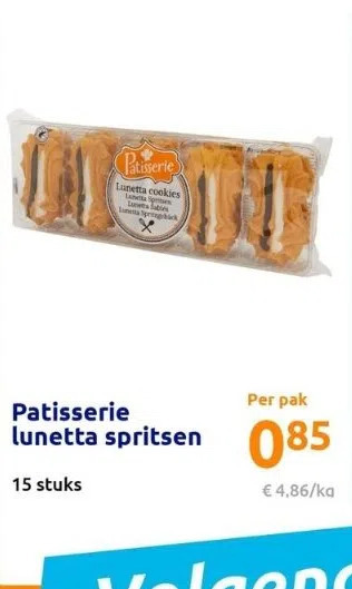 Action Patisserie lunetta spritsen aanbieding