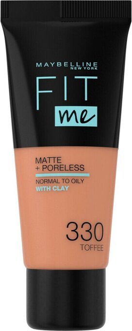 Bol.com Maybelline fit me matte & poreless foundation - 330 toffee aanbieding