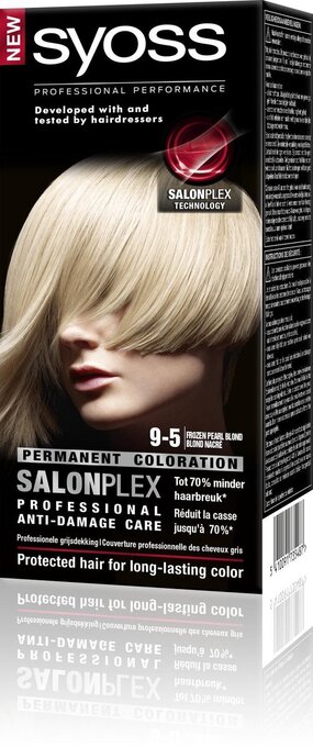 Bol.com Syoss color baseline 9-5 frozen pearl blonde - 1 stuk aanbieding