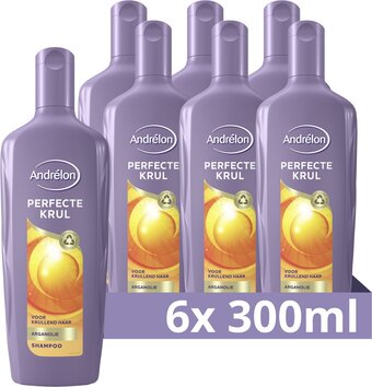 Bol.com Andrélon perfecte krul shampoo - 6 x 300 ml - voordeelverpakking aanbieding