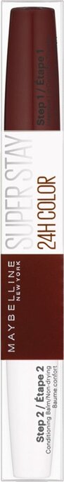 Bol.com Maybelline superstay 24h lippenstift - 840 merlot aanbieding