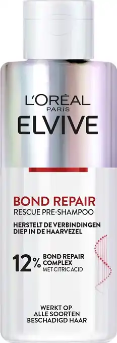 Bol.com L'oréal paris elvive bond repair pre shampoo - voor beschadigd haar - 200ml aanbieding