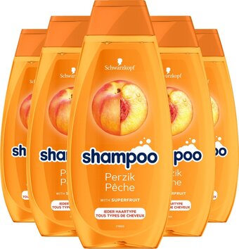 Bol.com Schwarzkopf perzik shampoo 5x 400ml aanbieding