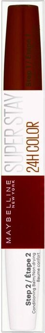 Bol.com Maybelline superstay 24h lippenstift - 585 burgundy aanbieding