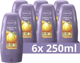 Bol.com Andrélon perfecte krul conditioner - voor krullend haar - verrijkt met arganolie - 6 x 250 ml aanbieding