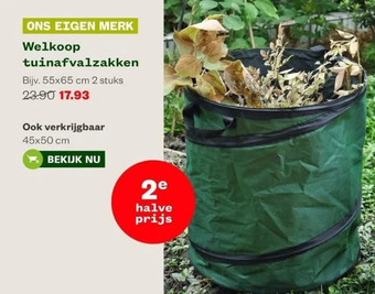 Welkoop Welkoop tuinafvalzakken aanbieding