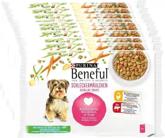 Bol.com Beneful heerlijke hapjes - hondenvoer natvoer - kip & rund - 40 x 100g aanbieding