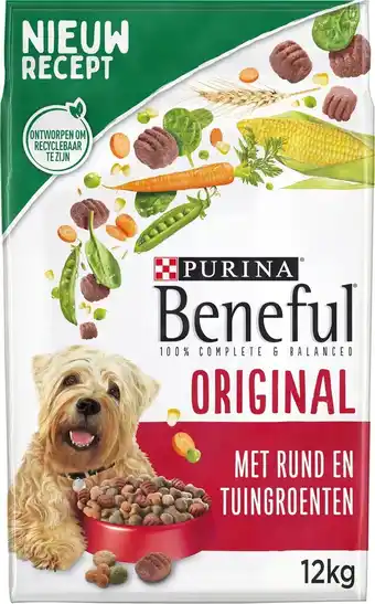 Bol.com Beneful original - hondenvoer - rund & tuingroenten - 12 kg aanbieding