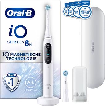 Bol.com Oral-b io 8n - elektrische tandenborstel - wit aanbieding