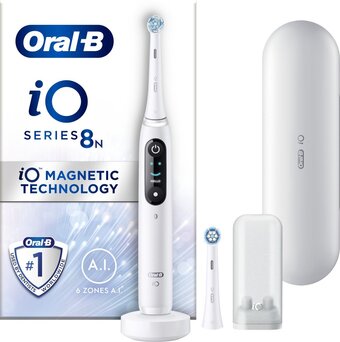 Bol.com Oral-b io 8n - elektrische tandenborstel - wit aanbieding