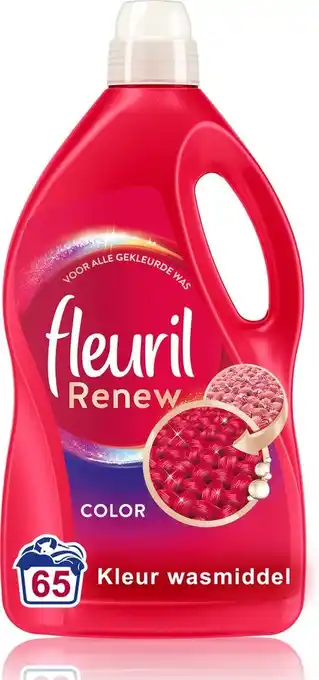 Bol.com Fleuril renew kleur - vloeibaar wasmiddel - voordeelverpakking - 65 wasbeurten aanbieding