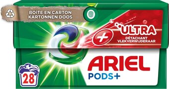 Bol.com Ariel wasmiddel pods + ultra vlekverwijderaar - 28 wasbeurten aanbieding