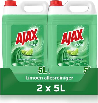 Bol.com Ajax allesreiniger limoen 2 x 5l - voordeelverpakking aanbieding