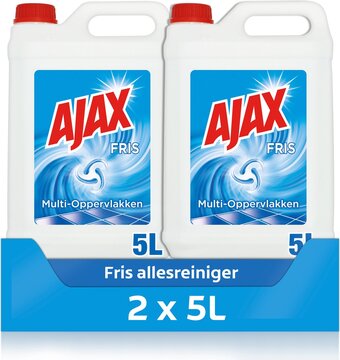 Bol.com Ajax allesreiniger fris 2 x 5l - voordeelverpakking aanbieding