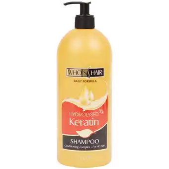 Action Who's hair shampoo keratine aanbieding