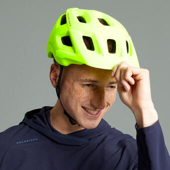 Decathlon Mtb-helm st 500 wit aanbieding
