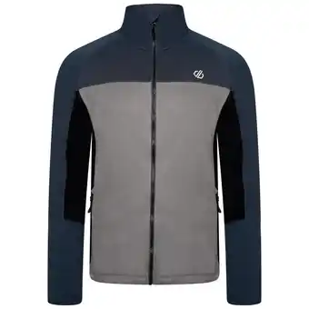 Decathlon Reformed ii core stretch wandelfleece met volledige rits voor heren - grijs aanbieding