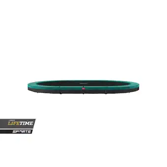 Decathlon Sport trampoline ovaal favorit inground groen 520 cm aanbieding