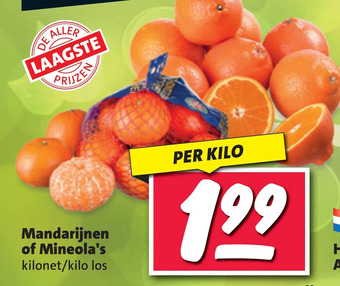 Nettorama Mandarijnen of mineola's aanbieding