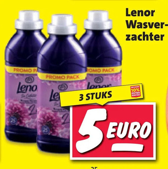 Nettorama Lenor wasverzachter aanbieding