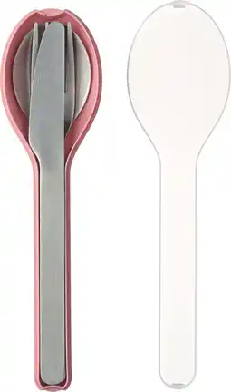 Intratuin Mepal bestekset ellipse roze 3-delig aanbieding