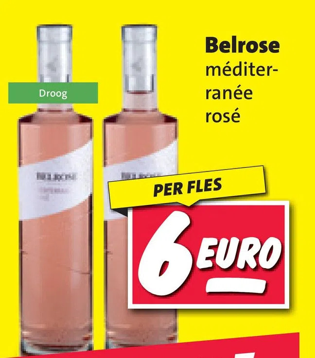 Belrose méditerranée rosé aanbieding bij Nettorama