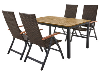 Lidl Livarno home 5-delige tuinset valencia aanbieding