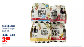 Makro Apple Bandit Cluster 6 flesjes à 330 ml aanbieding