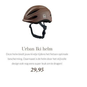 Babypark Urban iki helm aanbieding