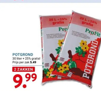 Kluswijs Potgrond aanbieding