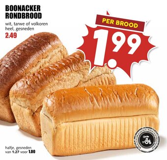 De Boerenschuur BOONACKER RONDBROOD aanbieding