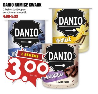 De Boerenschuur DANIO ROMIGE KWARK aanbieding