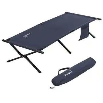 Decathlon Veldbed mutenia – ligbed xxl - comfortabel opklapbed- tot 200 kg - 210 x 75 cm aanbieding