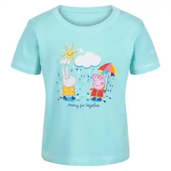 Decathlon Kinder/kids peppa pig bedrukt tshirt (aruba blauw) aanbieding