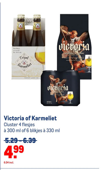 Makro Victoria of karmeliet aanbieding