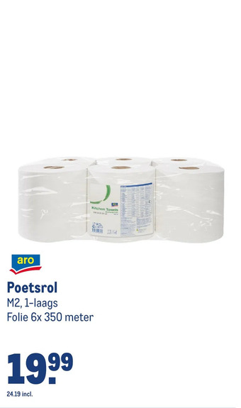 Makro Poetsrol aanbieding